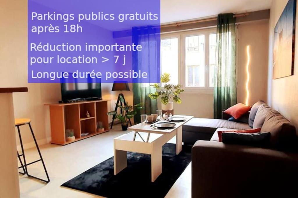 App 3 - T2 Calme Et Lumineux Hyper-centre 5min De La Gare Appartement *